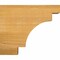 Ekena Millwork Mediterranean Rough Sawn Rafter Tail, Western Red Cedar, 4"W x 10"H x 12"L RFT04X10X12MED00RWR - alternate 4